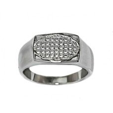 Печатка Neoglory. Родій. Камені: циркон. Є: 18р 19р