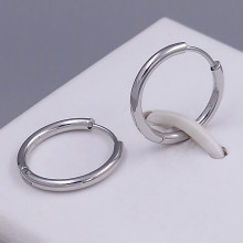 Сережки Xuping. Мед. срібло. Діаметр: 18 мм. Ширина: 2 мм